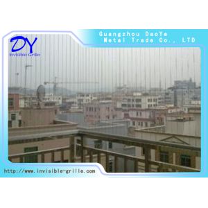 3m / Set Balcony Invisible Grille With Aluminum Frame Anti Falling
