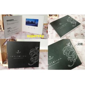 Digital Animated LCD Video Greeting Cards CE Approved With Wifi / Touch Screen