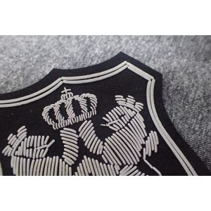 Foamed Clothing Microfiber Rubber Logo Patches