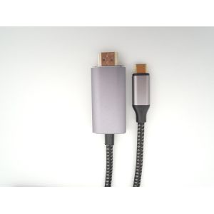 White Gold Plated 30AWG Type C 5M 16FT Hdmi Mac Cord