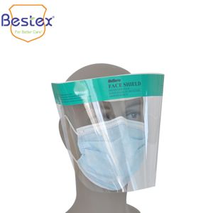 Elastic Band Fluid Resist EN166 Chemical Safety Face Shield