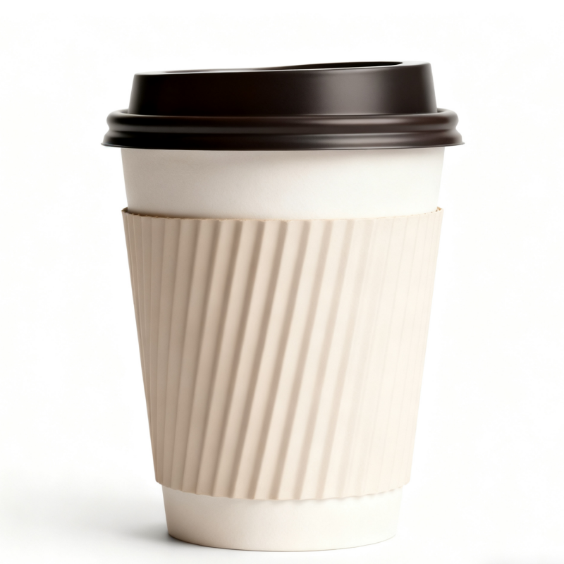 Disposable single and double wall coffee paper cup eco-friendly customized logo