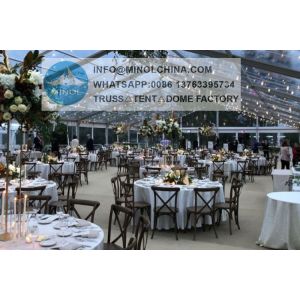 Coated PVC 10kg/Sqm Outdoor Reception Tent M2 Fireproof