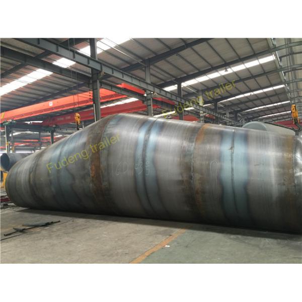 3 Axles Cement Bulk Carrier Truck 4 mm Steel Tanker Body 35m³ Payload