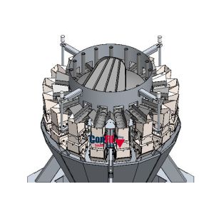 Multihead Weigher Packing Machine for Chicken Nugget Packaging System with ROMA