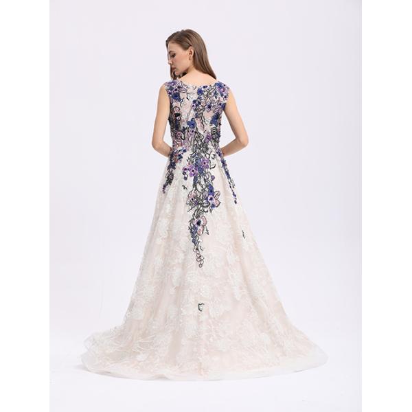 Fashion Evening Dress Elegant Vintage Lace Wedding Dresses 100% Polyester