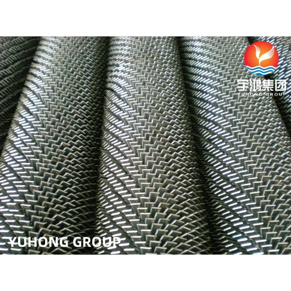 HFW Serrated Fin Tube , ASTM A210 / ASME SA210 GR.A1 Carbon Steel Finned Tube
