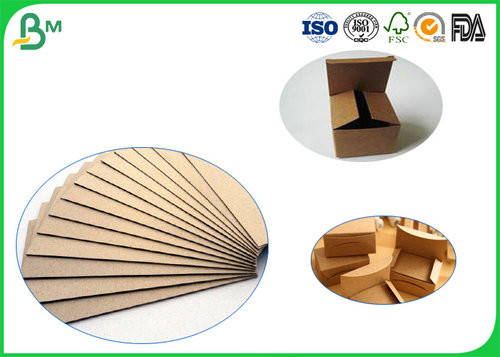Excellent Performance 0.6mm 0.8mm 0.9mm Brown Color Solid Board Sheets For
