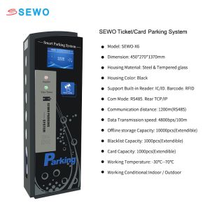 SEWO Smart Parking System with 13.56MHZ RFID 125KHZ RFID and AC220V±10V 50Hz