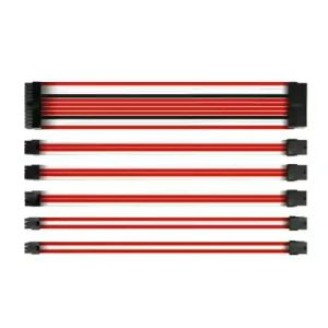 Sleeved Extension Power Supply Cable ATX Sleeved Cable Extension Pink