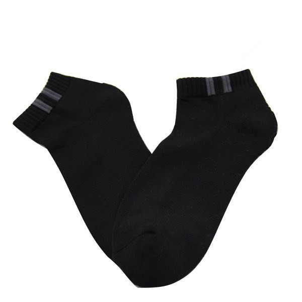 Buy custom logo, design cotton black ankle men socks at wholesale prices
