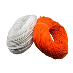 White Silicone Fiberglass Sleeve - 4.5MPa Tensile Strength Excellent Tear