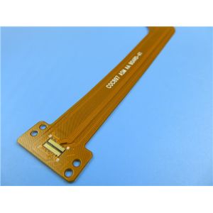 Quality Multilayer FPC 4 Layer Flexible PCB with 0.25mm Thick Immersion Gold for sale