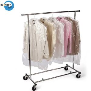 China Garment Packaging Bag Cover Dry Clean Poly Garment Bag Rolls on sale