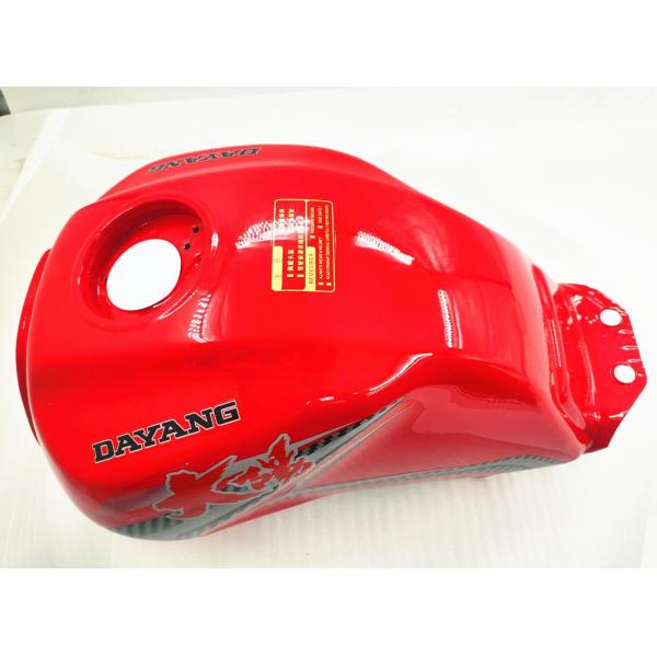 Three Wheel Motorcycle Tricycle Scooter With Red Oil Fuel Tank