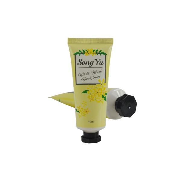 Buy Shampoo cleanser body lotion face cream cosmetic packaging 50ml 60ml 120ml 150ml plastic squeeze tube with bamboo lid at wholesale prices