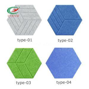 ODM Self Adhesive Hexagon Acoustic Panels For Music Room