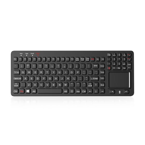 Buy Ip65 Dynamic Silicone Rubber Keyboard Waterproof With Touchpad at wholesale prices