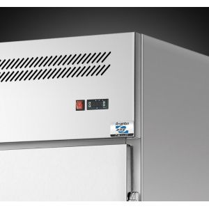 Practical Stainless Steel 500L Fridge Freezer , Soundless Commercial Upright