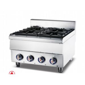 Commercial Gas Fryer with 2 Burners 11.2kw Power R1 3/4 Gas Connection