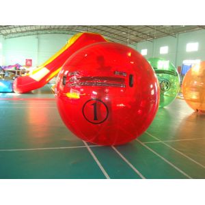 Red Colour Commercial Grade Inflatable Water Ball for Kids Inflatable Pools