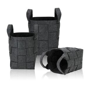 Factory Direct Supply Fashion Wool Felt Bast Storage Bin