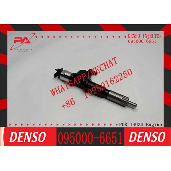 Buy New Diesel common rail fuel injector 095000-6651 8-98030550-1 For ISUZU GIGA 6WF1 heavy duty CYZ EXZ 14.3L at wholesale prices