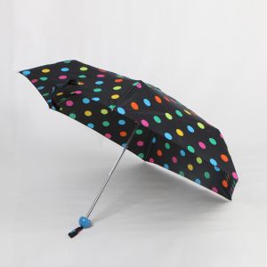 Manual Open Small Collapsible Umbrella , Light Folding Umbrella With UV