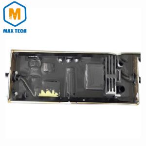 Two-component clear silicone potting compound for electronic component