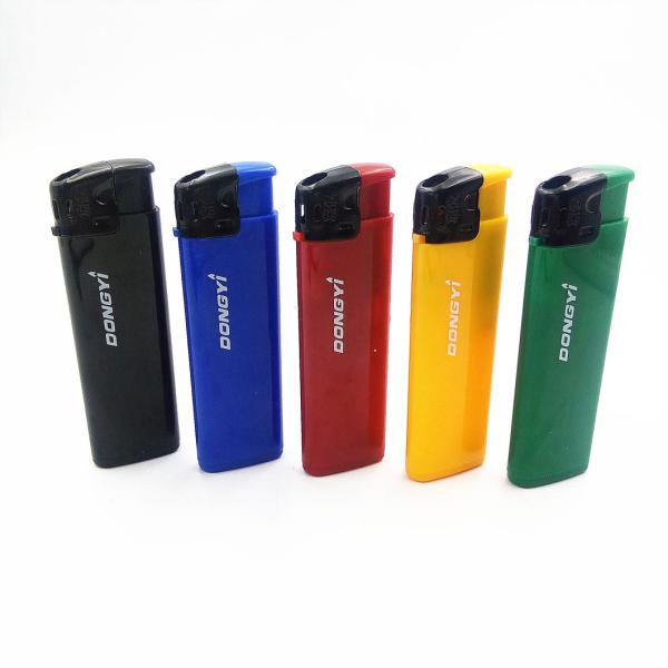 Hunan Dongyi 2021 High Quality EUR Standard Lighter Plastic Electric Cigarette Electric Lighter Children Resistance Dy-055