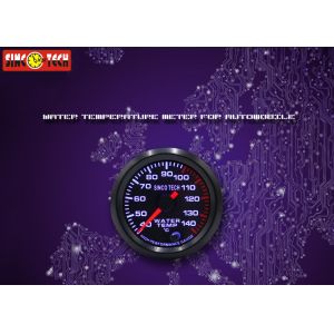 12v Auto Water Temperature Gauge Low Noise Aluminum Coolant Temperature Gauge