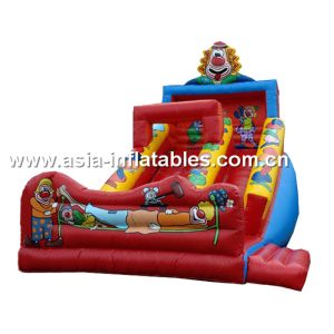 Quality Inflatable Joker Slide For Children Birthday Party Rental Games for sale
