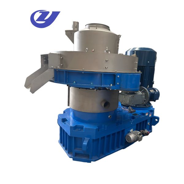 Buy Biomass Pellet Machine Double Layer Vertical Ring Die Straw Dust Pellet Mill for EFB Fibre Processing Plant at wholesale prices