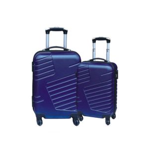 China Steel Trolley ODM Spinner ABS PC Luggage With Push Button on sale