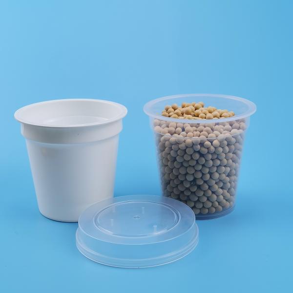 Buy FDA Eco Friendly 450ml PP Plastic Sauce Cups With Lids at wholesale prices