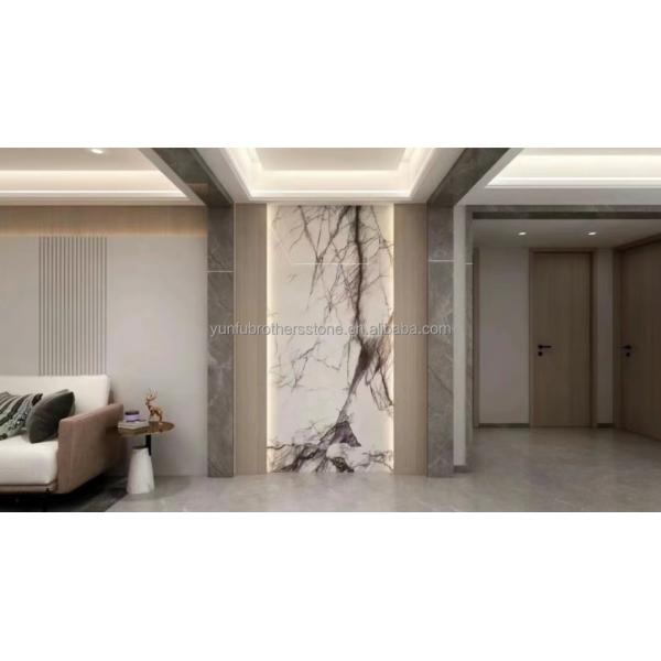 Polished Fragrant Snow Plum Stone Marble Bathtub Cut-to-Size for Living Room Hotel