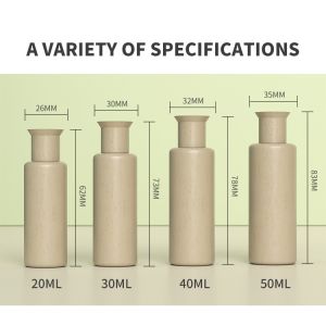 Clear Biodegradable Plastic Bottles Cosmetic Lotion Pump 20g To 500g