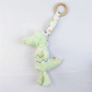 ODM OEM Wholesale Stuffed Animal Baby Rattle Soft Cute Unicorn Educational