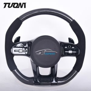 Real Mercedes Benz Carbon Fiber Steering Wheel AMG 350mm