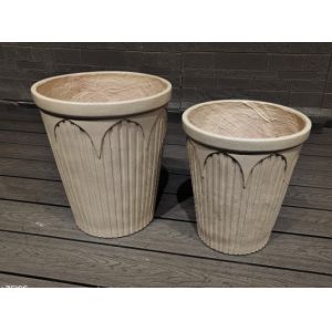 Quality Sustainable Fiber Clay Planter for Lush Floral Displays for sale