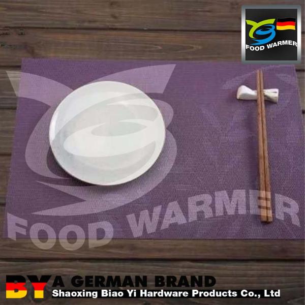Purple Color Heat Resistant Placemats PVC Polyester Material Water Proof