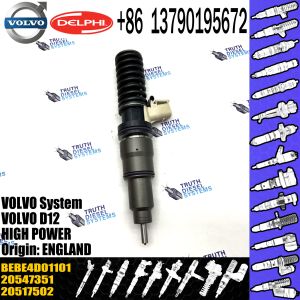 China common rail injector 20517502 BEBE4D01001 BEBE4D01101 for VOL D12 engine diesel injector nozzle 20517502 BEBE4D01001 on sale