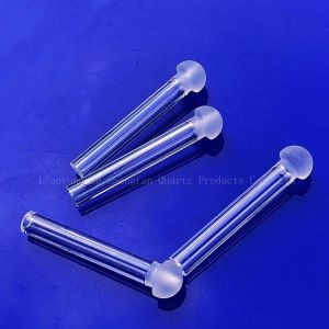 Factory custom high temperature resistant bulb quartz tube