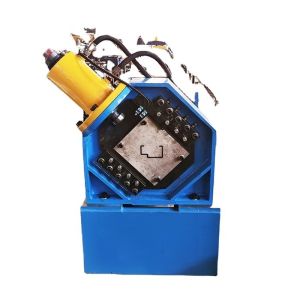 Quality Profile Sheet Door Frame Making Machine PLC Control for sale