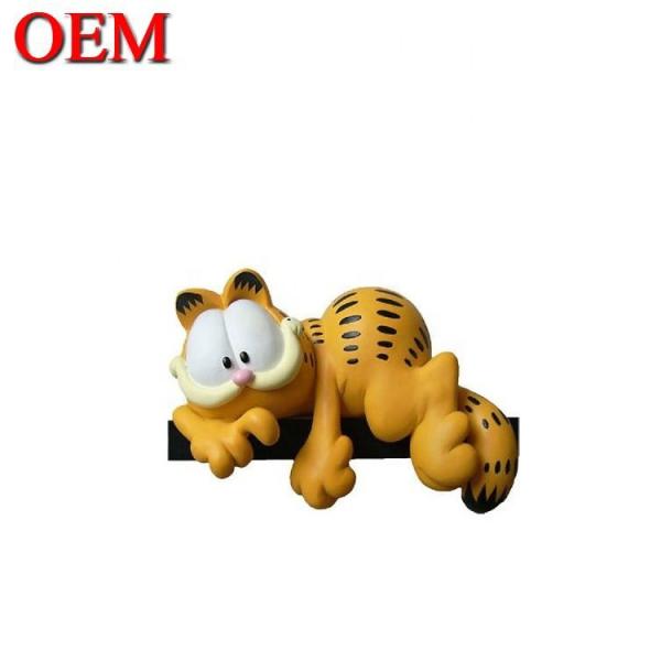 Manufacturer OEM Plastic Lazy Cat Toy Figure Custom PVC 3D Anime Injection Art