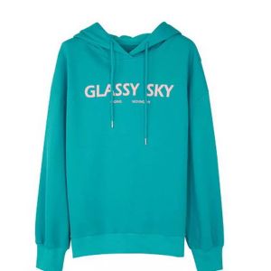 Letter Pattern Casual Pullover Sweater Hoodies With 3D Print Eager Logo