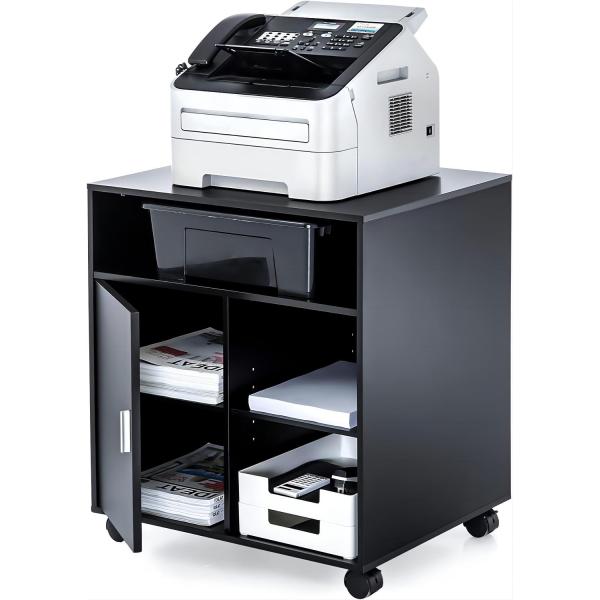 80x50x67.3CM black color functional mobile cabinet office furniture cabinet used in office warehouse home use