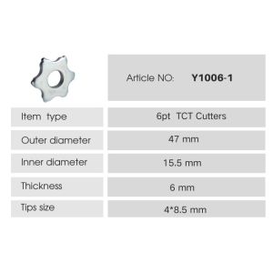 Concrete Scarifier Parts Tungsten Carbide Drum Cutter Scarifier Teeth 6 Point