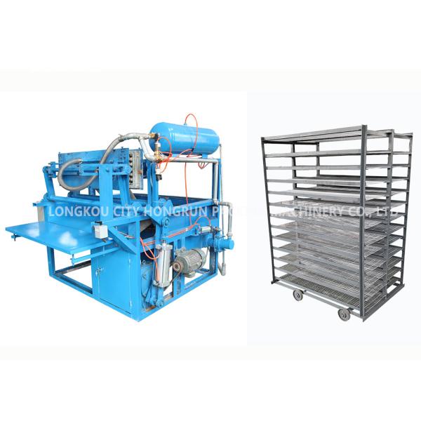 Buy Semi - Automatic Mini Apple Tray Machine / Egg Tray Manufacturing Machine 1000 PCS / H at wholesale prices