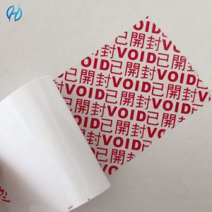 Custom Security Label Stickers with Offset/Silk Screen/Digital Printing on Paper